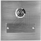 Klöckner<br>AP contact plate EV1, stainless steel 1 contact<br>Article-No: 221350
