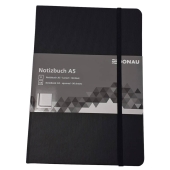 DONAU<br>Notizbuch, A5, 80g/m², 96 Blatt, Hardcover, kariert 1345200-01<br>Artikel-Nr: 9004546484745