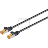 S-Conn<br>Patch cable CAT 6a S/FTP Outdoor black 20.0m 08-26095
