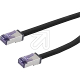 S-Conn<br>Flexline patch cable CAT6A S/FTP, black, 0.15m highly flexible, short plugs, 500MHz, FL31-28315<br>Article-No: 235880