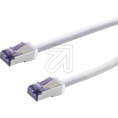 S-Conn<br>Flexline patch cable CAT6A S/FTP, white, 1.5m highly flexible, short plugs, 500MHz, FL31-28156<br>Article-No: 235980