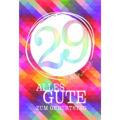 <br>Geburtstagskarte Zahl 29 54-2029<br>Artikel-Nr: 9004546522645