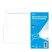 MAILMEDIA<br>Briefhülle DIN lang ohne Fenster, Selbstklebung, 72g/m², weiß, 100 Stück 30002388<br>Artikel-Nr: 4003928225414