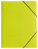 Aulfes<br>Elastic folder A4 Lucy Trend PP lime green 21613-17<br>Article-No: 4009212035530