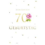 <br>Geburtstagskarte Zahl 70 52-3370<br>Artikel-Nr: 9004546545033