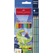 Faber Castell<br>Farbstifte Grip normal 10er Dino Edition 201545<br>Artikel-Nr: 4005402015450