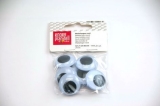 Knorr<br>Wobbly eye 25mm 10 pieces with movable pupil<br>-Price for 10 pcs.<br>Article-No: 4011643454262