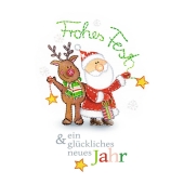 <br>Doppeltext-Weihnachtskarte midi 45-2264<br>-Preis für 6 Stück<br>Artikel-Nr: 9004546551317