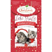 <br>Doppeltext-Weihnachtskarte, 10 Stück, sortiert 22-5784<br>-Preis für 10 Stück<br>Artikel-Nr: 4016723207844