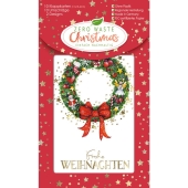 <br>Doppeltext-Weihnachtskarte, 10 Stück, sortiert 22-5783<br>-Preis für 10 Stück<br>Artikel-Nr: 4016723207837