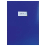 Herma<br>Exercise book cover, cardboard A4, dark blue 19751<br>Article-No: 4008705197519