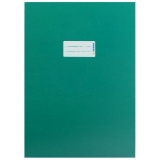 Herma<br>Exercise book cover, cardboard A4, dark green 19753<br>Article-No: 4008705197533