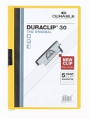 Durable<br>Clamping folder Duraclip 04 yellow for 30 sheets 220004<br>Article-No: 4005546210315