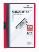 Durable<br>Clamping folder Duraclip 03 red for 30 sheets 220003<br>Article-No: 4005546210308