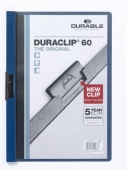 Durable<br>Clamping folder Duraclip 07 dark blue for 60 sheets 220907<br>Article-No: 4005546210636