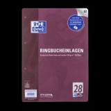 Oxford<br>Ringbuch-Einlage A4 50Bl Oxford LIN28 kariert mit<br>-Preis für 5 Stück<br>Artikel-Nr: 4006144022027