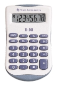 Texas Instruments<br>Taschen-Rechner Batterie Ti 501 8-Stellen<br>Artikel-Nr: 3243480010054