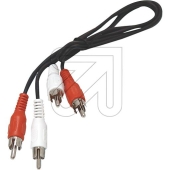 EGBCinch-Kabel 2xStecker/2xStecker 0,5 mArtikel-Nr: 295290