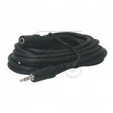 EGB<br>Kabel 2,5m mit Klinkenstecker 3,5 mm und Klinkenbuchse 3,5mm, Stereo<br>Artikel-Nr: 296030