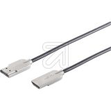 EGB<br>HDMI cable, 4K, ultra slim, black 1.5m, 10-30155