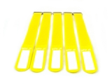 GAFER.PL<br>Kabelbinder Klettverschluss 25x550mm 5er Pack gelb<br>-Preis für 5 Stück