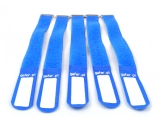GAFER.PL<br>Kabelbinder Klettverschluss 25x260mm 5er Pack blau<br>-Preis für 5 Stück