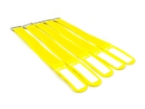 GAFER.PLKabelbinder Klettverschluss 25x260mm 5er Pack gelb-Preis für 5 Stück