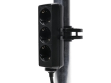 SNAPBefestigungsklammer schwarz 4x