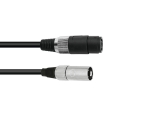 OMNITRONIC<br>Adapterkabel Speaker(F)/XLR(M) 1m sw<br>Artikel-Nr: 30225590
