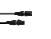 SOMMER CABLE<br>DMX cable XLR 3pin 10m bk Hicon<br>Article-No: 30307459