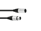 SOMMER CABLE<br>DMX cable XLR 3pin 3m bk Neutrik<br>Article-No: 3030746Z