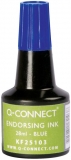 Q-Connect<br>Stamp ink 28ml blue Q-Connect KF25103<br>-Price for 0.0280 liter<br>Article-No: 5705831251038
