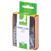 Q-Connect<br>Paper clip 32mm pointed galvanized 75-pack<br>-Price for 75 pcs.<br>Article-No: 5705831020221