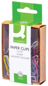 Q-Connect<br>Paper clip 32mm pointed colorful KF02023<br>-Price for 75 pcs.<br>Article-No: 5706003020230