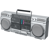 Muse<br>Cassette recorder with BT and CD M-380 GBS silver<br>Article-No: 321125
