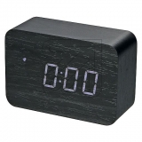 TFA<br>Radio alarm clock wood look black 60.2549.01<br>Article-No: 322550