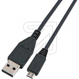 EGB<br>USB-A Stecker auf USB-B Microst. 0,5m<br>Artikel-Nr: 351945