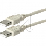 EGB<br>USB-Verbindungskabel Stecker A auf A 2m<br>Artikel-Nr: 351985