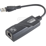 S-Conn<br>Ethernet Adapter USB 3.0 Typ A auf RJ45, 13-50019