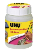 UHU<br>Napkin technology varnish 150ml silky gloss 47435<br>-Price for 0.1500 kg<br>Article-No: 4026700474350