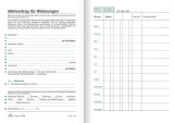 RNK<br>Rental contract booklet 17x12cm 32 sheets, with house rules<br>Article-No: 4002871067201