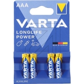 VARTA<br>LONGLIFE Power AAA 04903121414/4903110414 (Micro)<br>-Preis für 4 Stück<br>Artikel-Nr: 371110