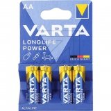 VARTA<br>LONGLIFE Power AA 04906121414/4906110414 (Mignon)<br>-Preis für 4 Stück<br>Artikel-Nr: 371120
