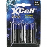 XCell<br>Lithium-Battrie Mignon/AA Xtreme 145873<br>-Preis für 4 Stück<br>Artikel-Nr: 371250