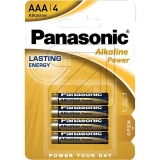 Panasonic<br>Alkaline Micro LR03APB/4BP<br>-Preis für 4 Stück<br>Artikel-Nr: 372510