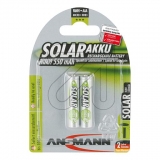Ansmann<br>NiMH-Akku Solar MaxE Micro 1311-0001<br>-Preis für 2 Stück<br>Artikel-Nr: 374415