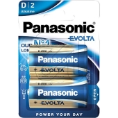 Panasonic<br>Batterie Evolta LR20EGE/2BP<br>-Preis für 2 Stück<br>Artikel-Nr: 374900