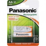 Panasonic<br>Akku Dect Mignon P-6/2BC1000DECT HHR-3LVE/2BC<br>-Preis für 2 Stück<br>Artikel-Nr: 375195