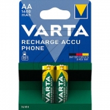 VARTA<br>Akku Mignon/AA Phone 1600 mAh<br>-Preis für 2 Stück<br>Artikel-Nr: 375270