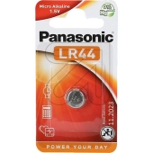 Panasonic<br>Knopf-Zelle LR44EL/1B<br>Artikel-Nr: 376010